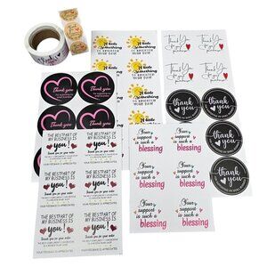 Thank You Reseller Business Appreciation Stickers Pick Your Favorite Ones New